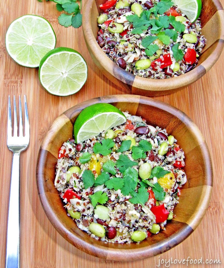 California Quinoa Salad with Black Beans