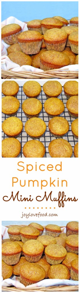 Spiced Pumpkin Mini Muffins
