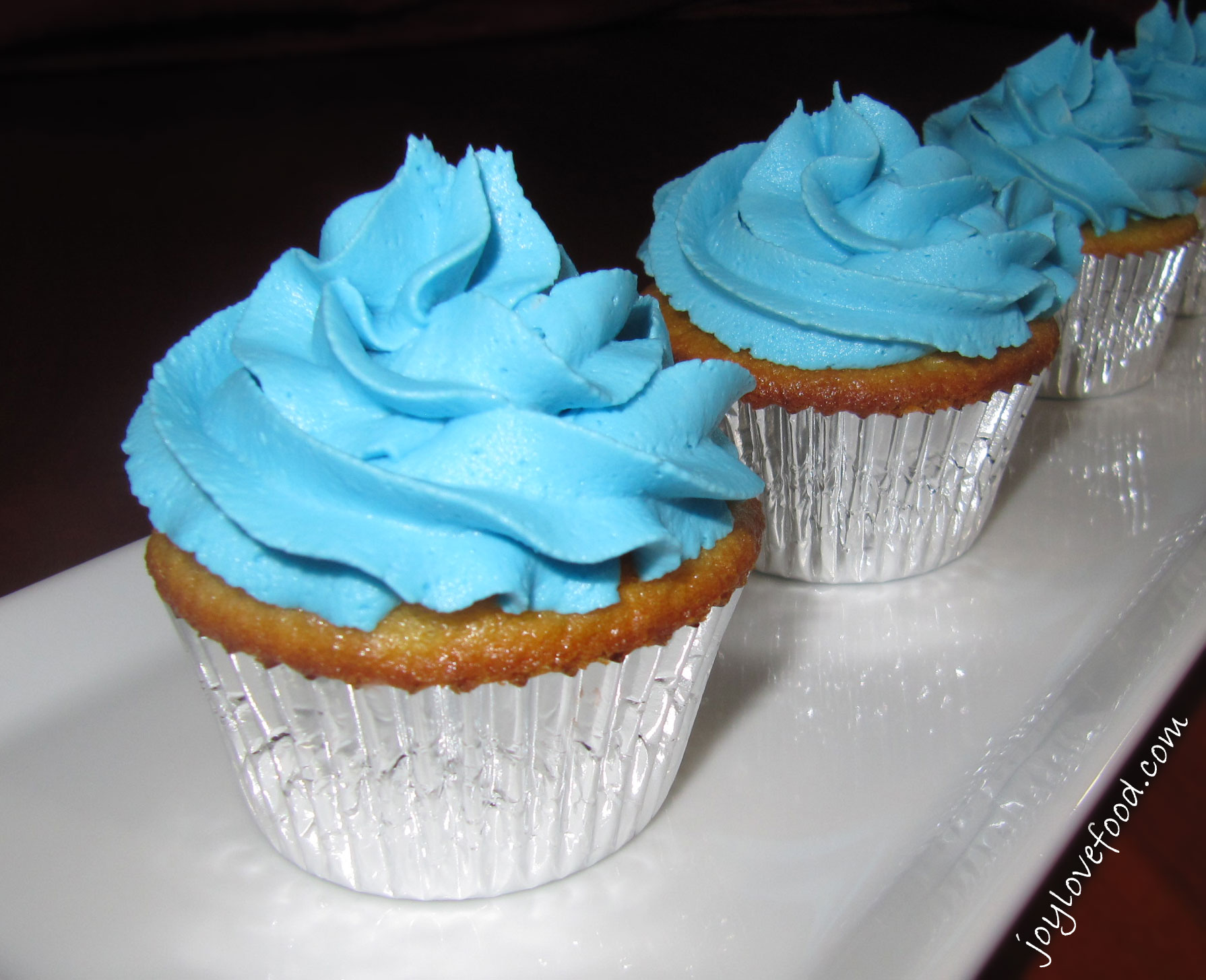 Vanilla Cupcakes with Buttercream Frosting Joy Love Food