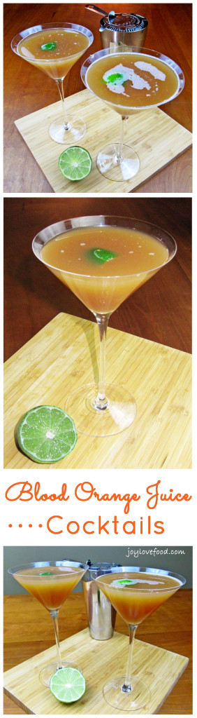 Blood Orange Juice Cocktail