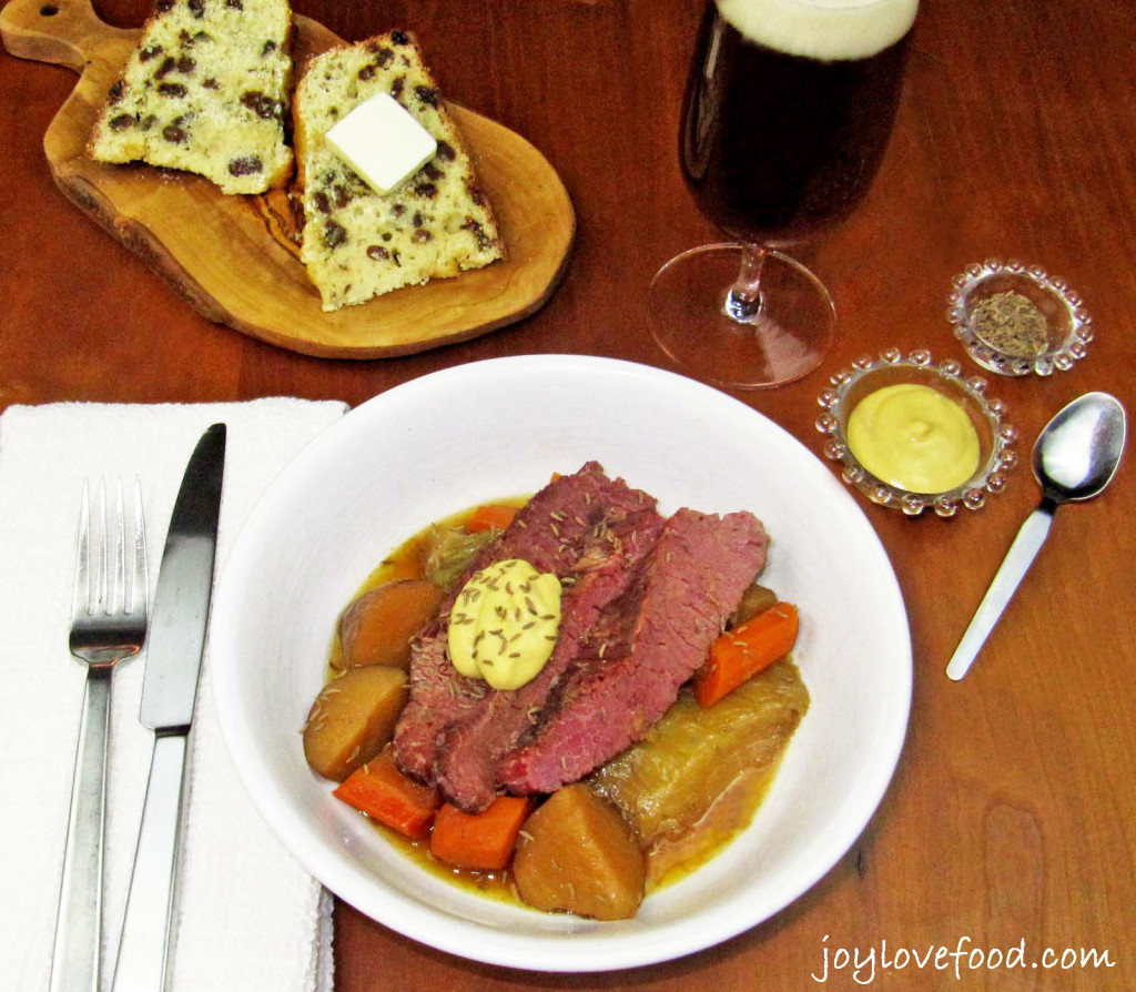 Crock Pot Apple and Brown Sugar Corned Beef & Cabbage