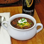 Slow Cooker Guinness Steak and Black Bean Chili