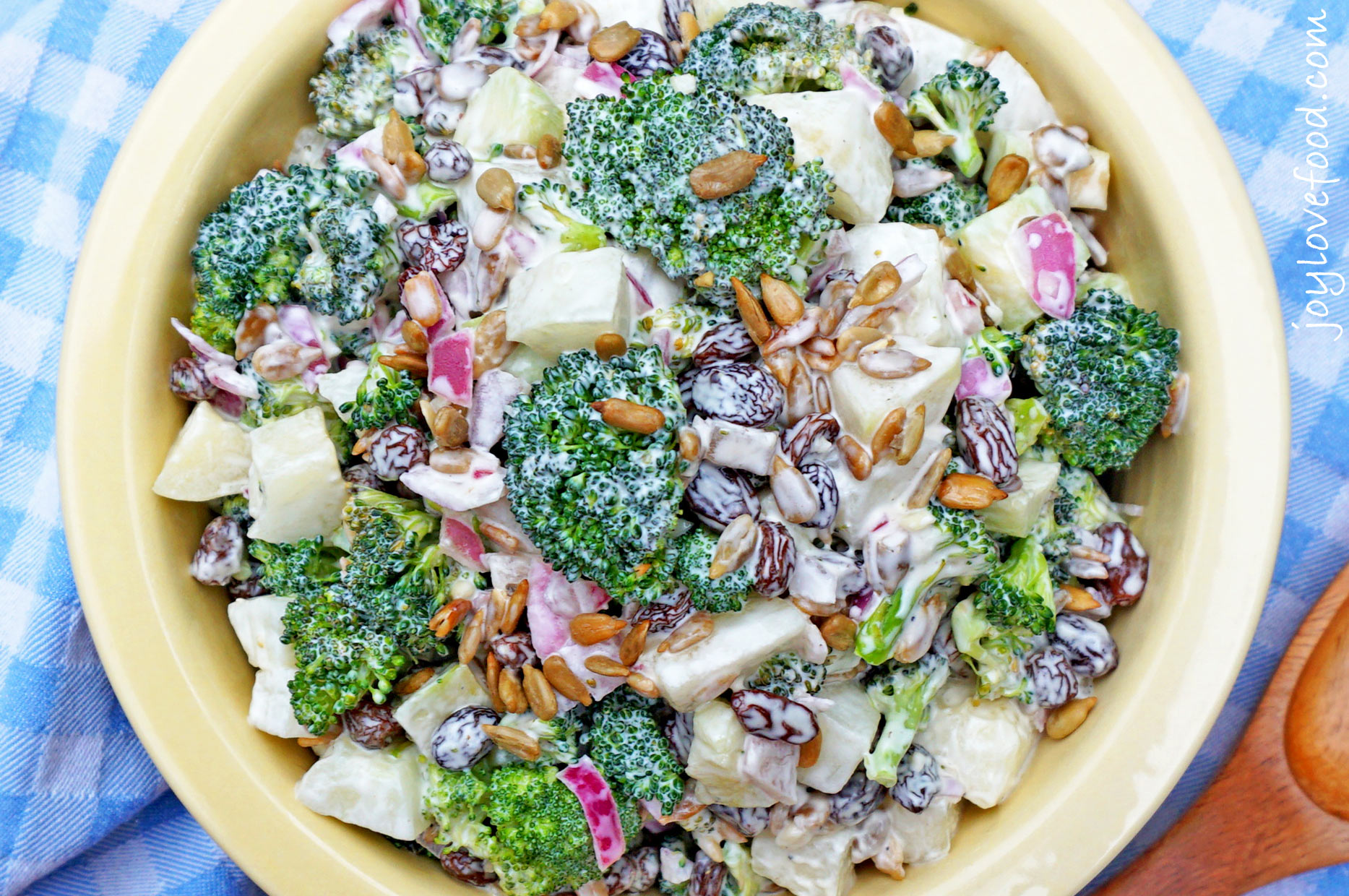 Creamy Broccoli And Cucumber Salad Joy Love Food