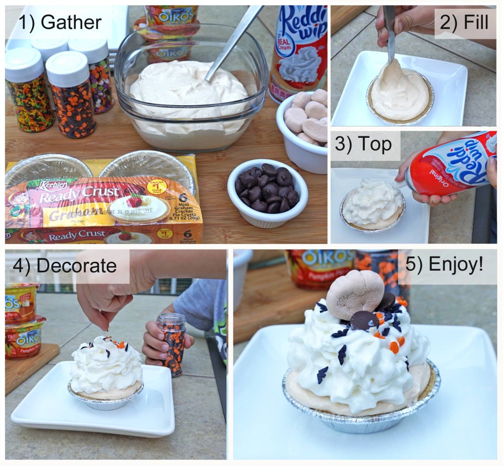 Pumpkin Yogurt Mini Cheesecakes #EffortlessPies #shop