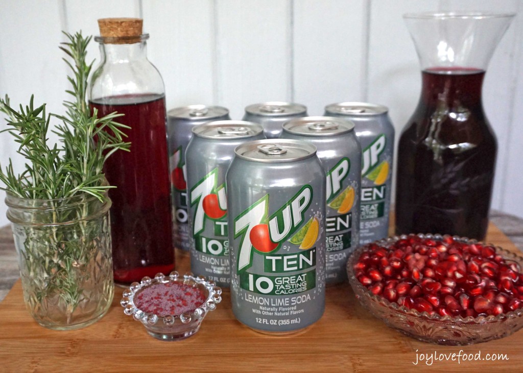 Sparkling Pomegranate Punch - what you need to make it