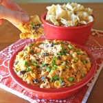 Crock Pot Cheesy Salsa, Black Bean and Corn Dip