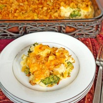 Cheesy Chicken, Broccoli and Rice Casserole