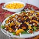 Roasted Beet Salad with Oranges, Goat Cheese and Candied Walnuts + Mac & Cheese