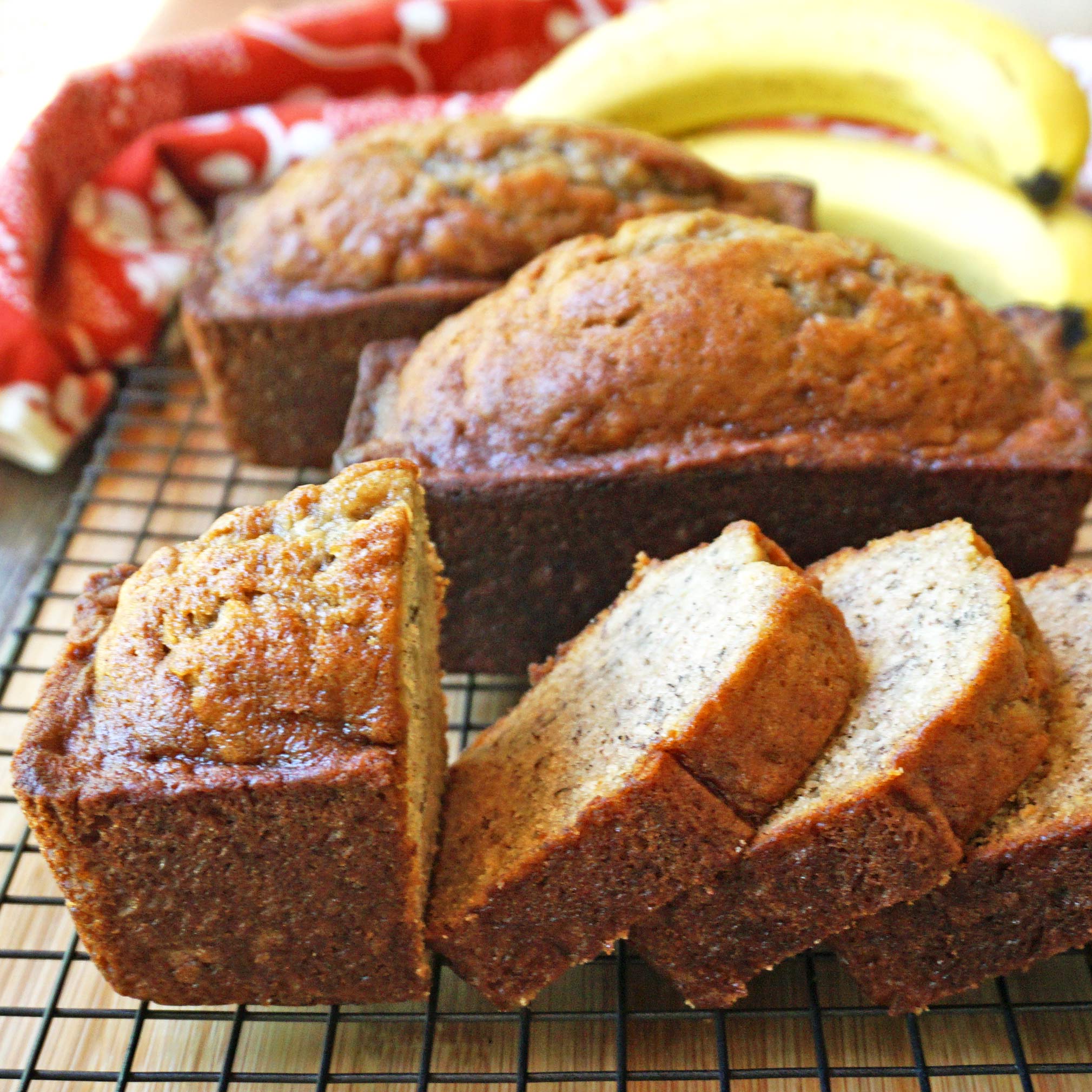 Spiced Banana Bread Mini Loaves - Joy Love Food