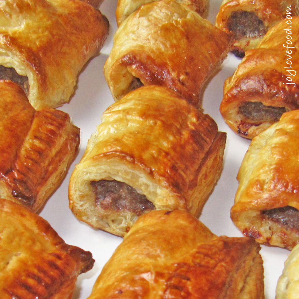 Puff Pastry Sausage Rolls - Plain Chicken