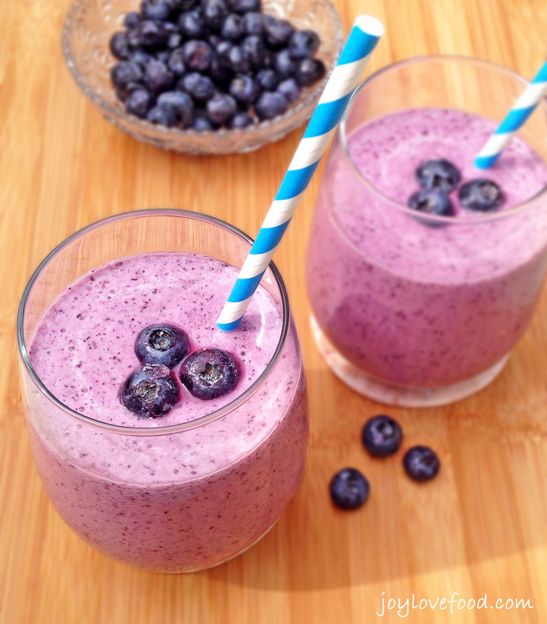 Blueberry Ginger Smoothies – Joy Love Food