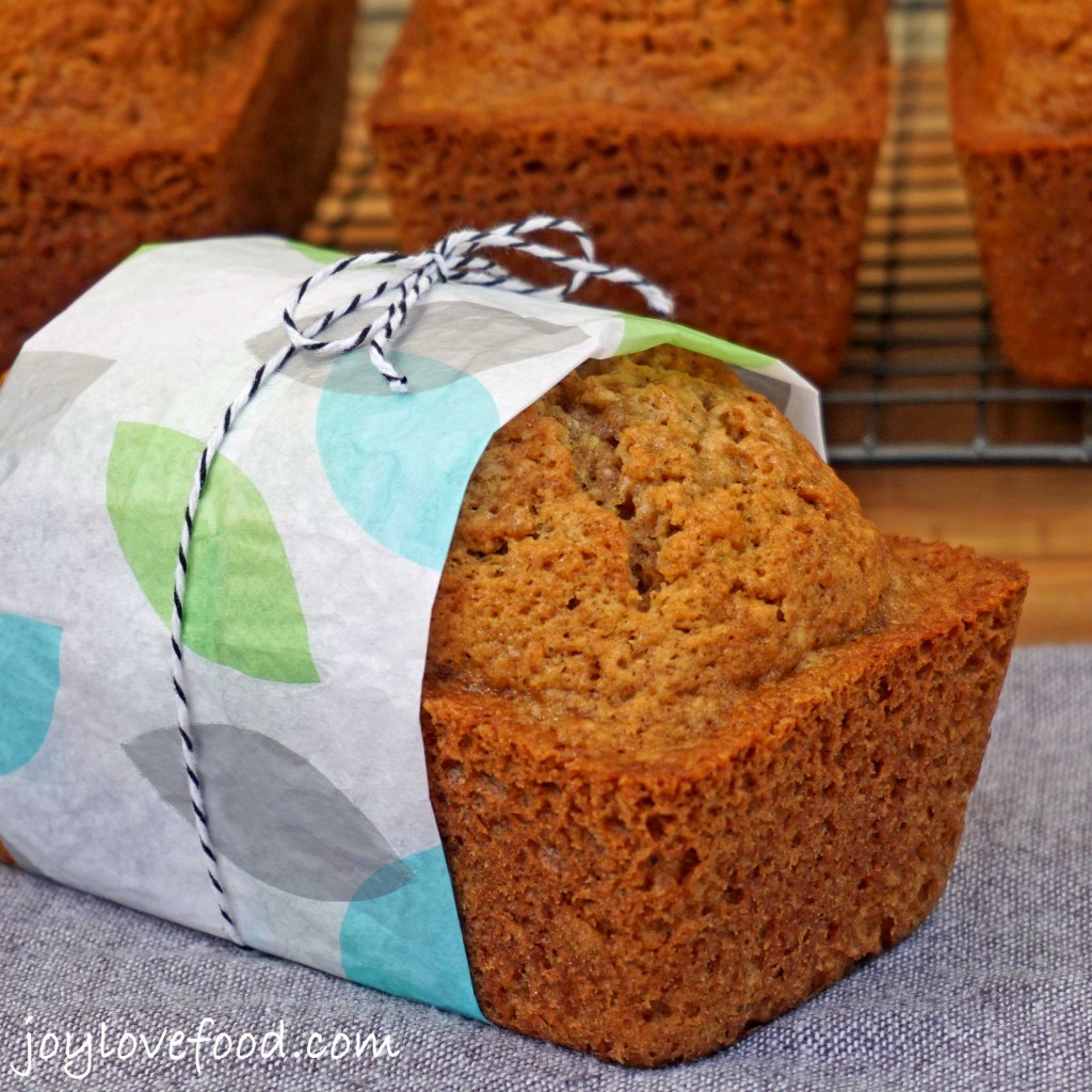 Spiced Zucchini Bread Mini Loaves