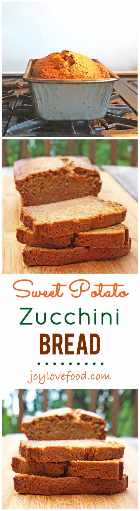 The flavors of late summer and early fall come together beautifully in this deliciously fragrant Sweet Potato Zucchini Bread.