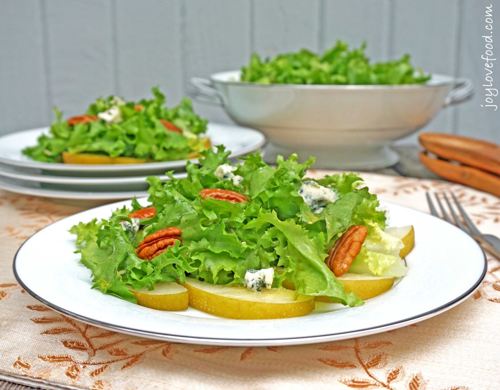 Asian Pear, Blue Cheese and Chicory Salad