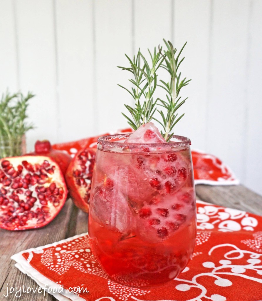 Sparkling Pomegranate Punch | Christmas Potluck Recipes for Your Office Party | Homemade Recipes