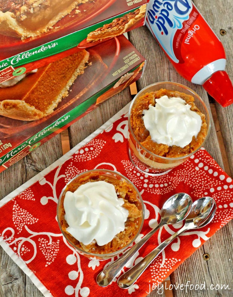 Pumpkin and Pecan Pie Trifles