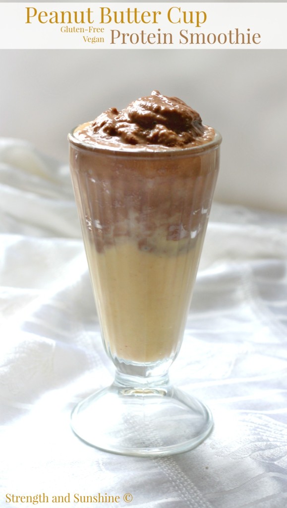Peanut Butter Cup Protein Smoothie 
