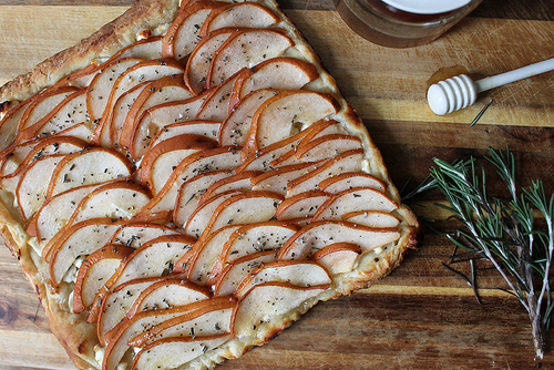 Pear and Goat Cheese Tart