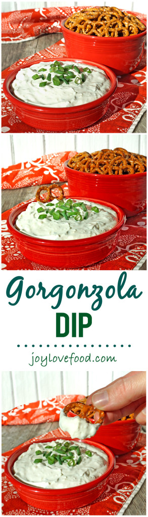 Gorgonzola Dip - a delicious, creamy and tangy dip, that is so easy to make and perfect for your next party, get together or snack anytime.