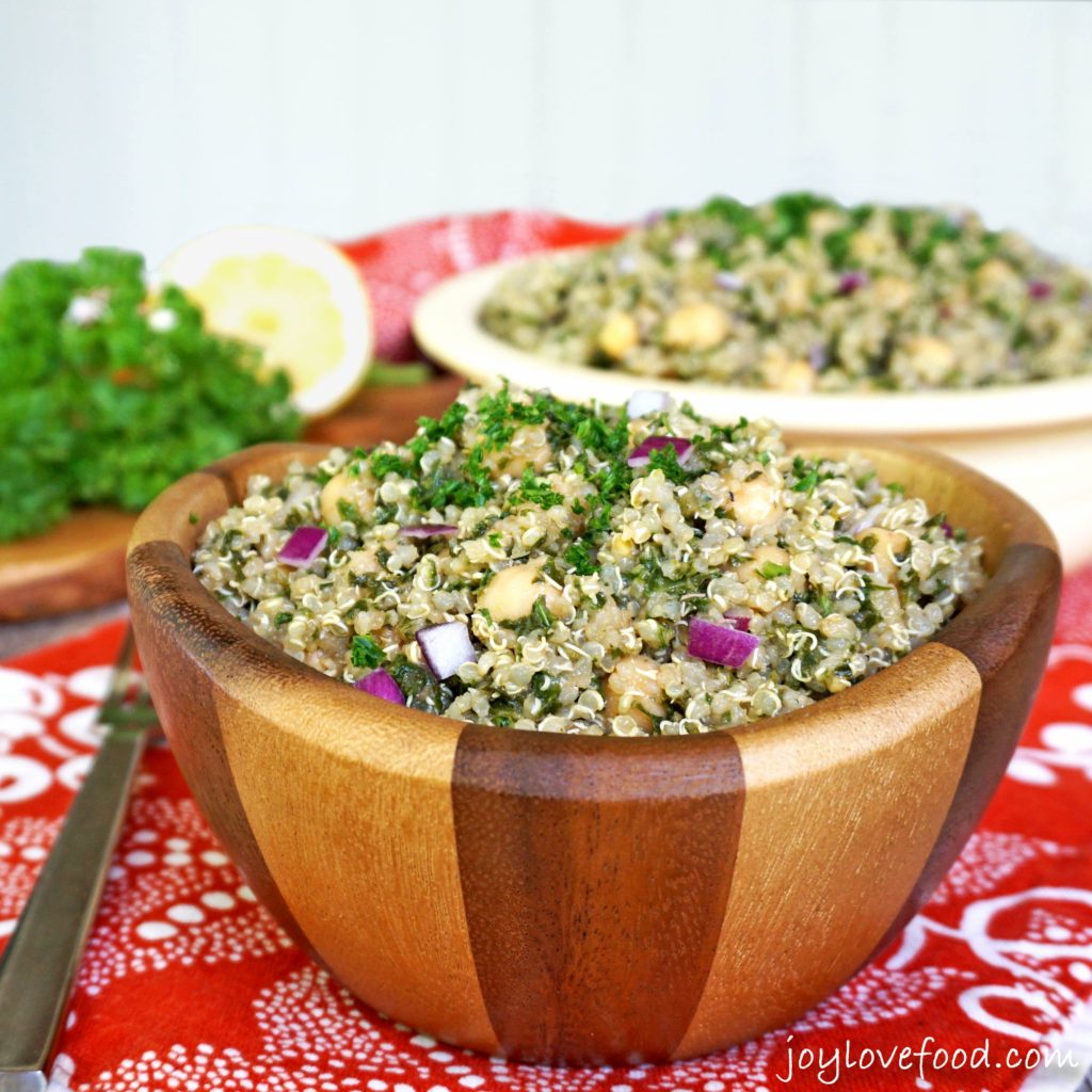 Quinoa, Kale and Chickpea Salad